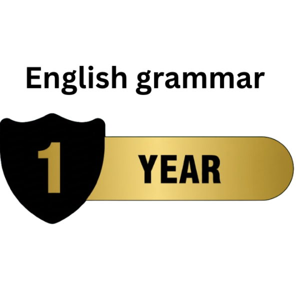 English grammar ( 1 or 12 months)
